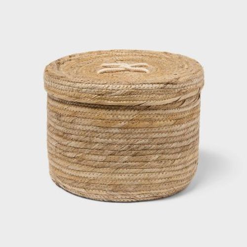 Round Banana Twist Basket with Lid - Brightroom™