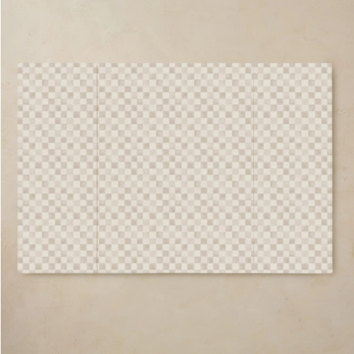 House of Noa Tumbling Mat - Checkered Almond