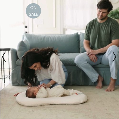 Lounger Curve + Muslin Cover Set | Birch