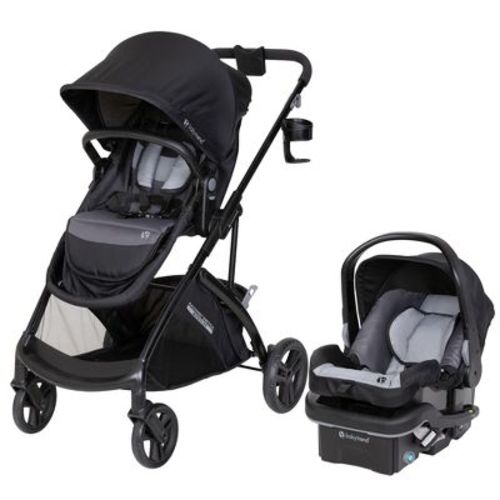 Baby Trend Passport Switch Modular Travel System with EZ-Lift PLUS Infant Car Seat - Dash Gray