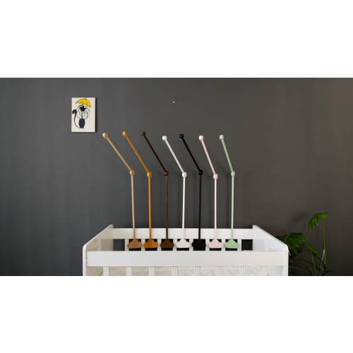 Natural Wood Baby Crib Mobile Holder, Handcrafted, Universal Design, Tool-Free Assembly