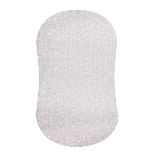 HALO BassiNest Fitted Sheet – 100% Cotton, Soft and Breathable Bassinet Sheet for Babies, 30” x 16” Pre-Shrunk Sheet Herringbone