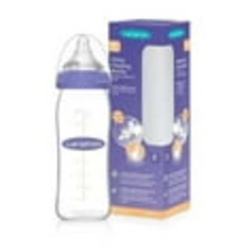 Lansinoh Glass Baby Bottle, 160ml and 240ml, 2 Pack