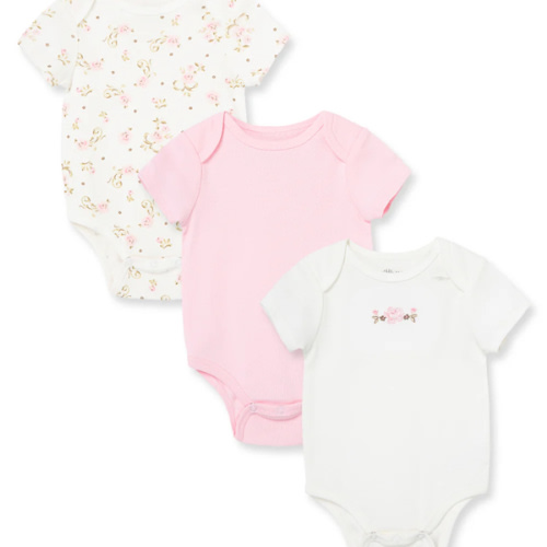 Vintage Rose 3-Pack Bodysuits