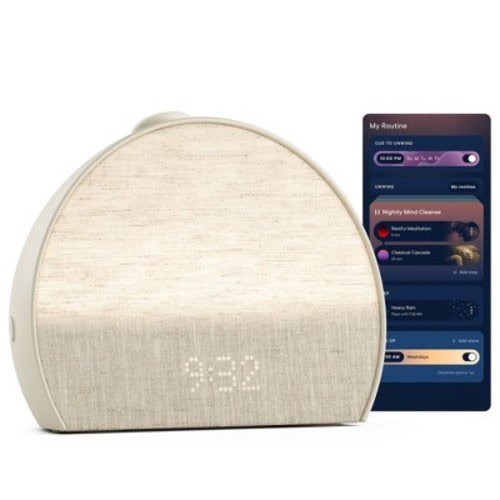 Hatch Restore 3 Sunrise Alarm Clock Sound Machine Smart Light - Putty: Electric Power, Nature & Ocean Sounds