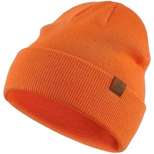 Home Prefer Warm Knit Cuffed Toddler Baby Beanie for Boys Girls Winter Hat for Kids Child Teens Christmas