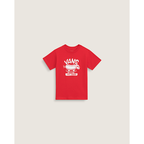 Little Kids Hot Dawg T-Shirt in Racing Red | Vans