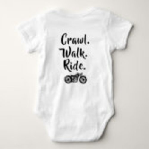 Creative Baby motorcycle Onsie Baby Bodysuit | Zazzle