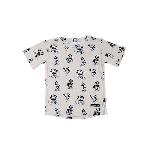 Ribbed Bamboo T-Shirt | Steamboat Willie