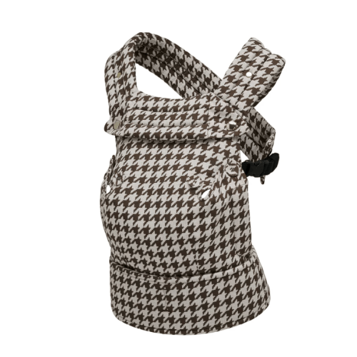 Limitless Baby Carrier - Cocoa Houndstooth – Portier Australia Pty Ltd