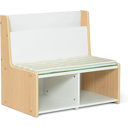 Delta Children - GapKids Reading Nook with Padded Bench - Greenguard Gold Certified, Pastel
