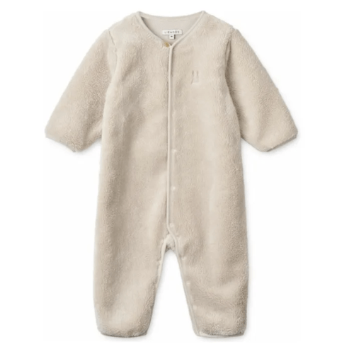 Bailey organic cotton fleece suit | Ecru