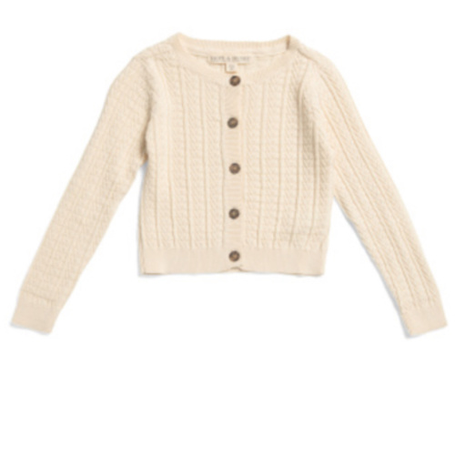 Girls Chevron Pointelle Cardigan | Girls' Tops | Marshalls