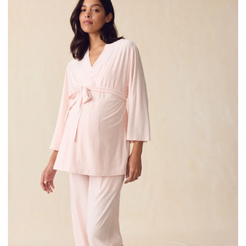 LAKE | Women | DreamModal Pajamas | Fog Maternity Kimono Bundle