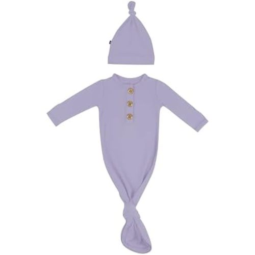 KYTE BABY Knotted Gown with Hat Set