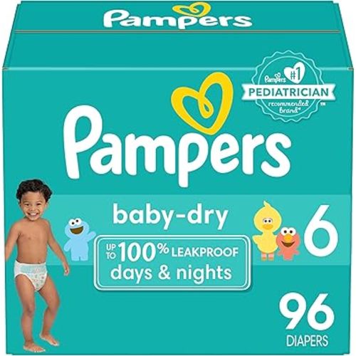 Pampers Baby Dry Diaper Size 6 96 ct Old