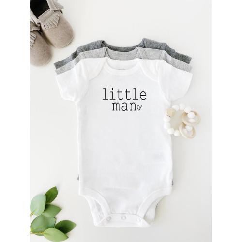 Little Man Baby Onesie, Baby Boy Outfit, Baby Boy Onesie, Gift For Baby Boy, Going Home Outfit, Baby Shower Gift, Baby Boy