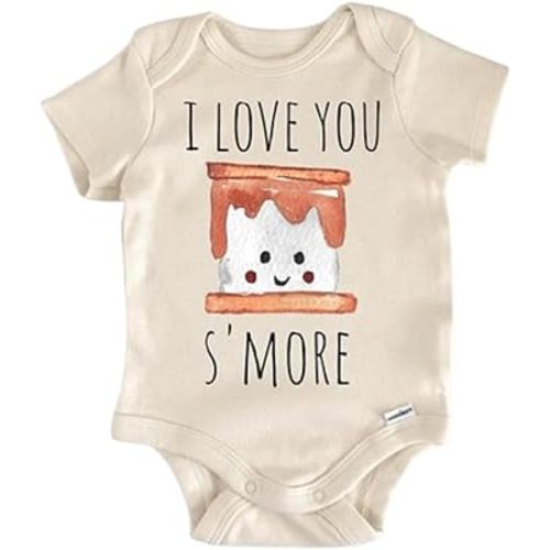 S'more Smore Camping Camper - Baby Boy Girl Clothes Infant Bodysuit Funny Cute Newborn