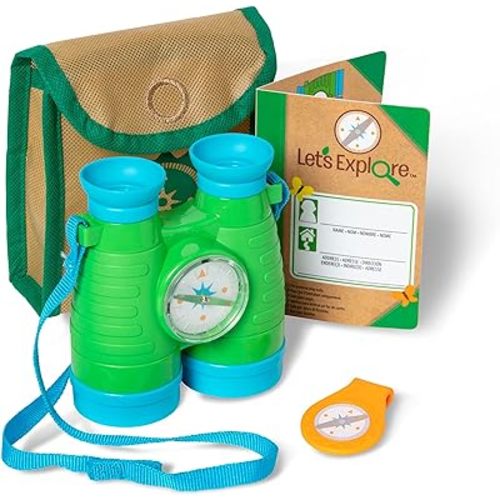 Melissa & Doug Let's Explore Binoculars & Compass Play Set
