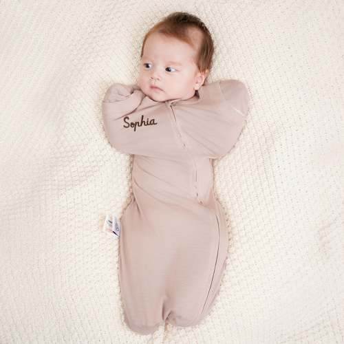 ClimaCuddle® Swaddle 2-in-1 0.5 TOG - Merino Wool & Rayon From Bamboo  - Dusty Pink