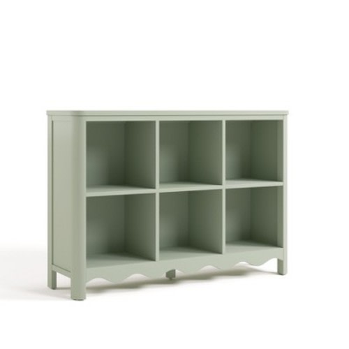 Storkcraft Casablanca 6 Cube Organizer Bookcase - Sage