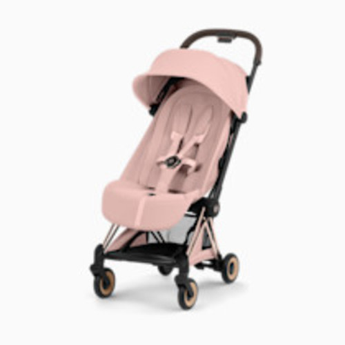 Cybex COYA Stroller - Style Collection - Rose Gold Frame/Peach Pink Lux Seat