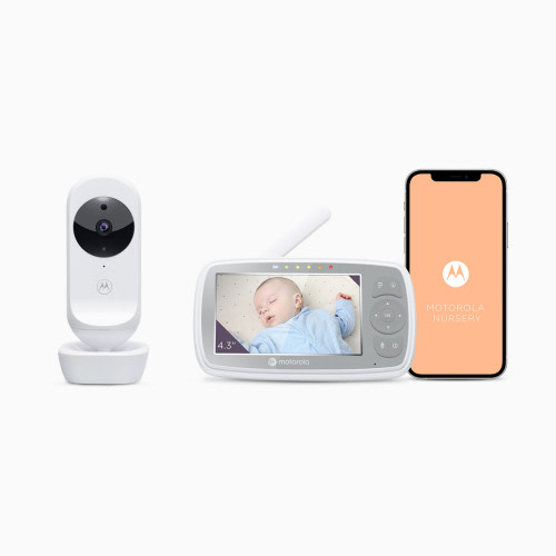 Motorola VM44 Connect 4.3" Connected Manual Pan/Tilt 720p Video Baby Monitor
