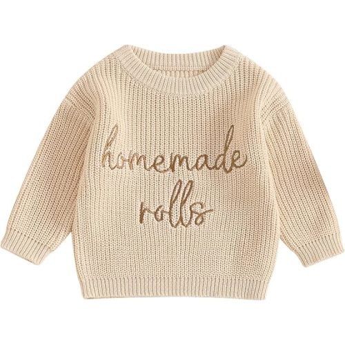 YINGISFITM Toddler Baby Girl Boy Thanksgiving Halloween Sweater Knit Outfit