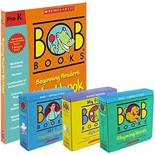 Bob Books Complete Stage 1: Beginning Readers Set | 3 Book Sets plus Workbook