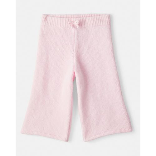 Baby Girl Wide-Leg Sweater Knit Pants - Pink - OshKosh B'gosh | Carter's