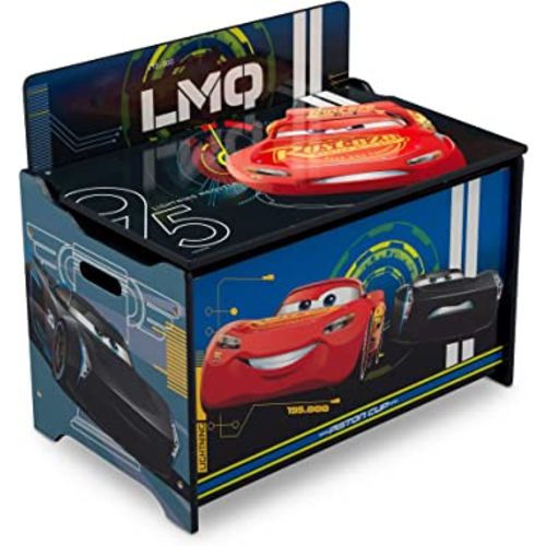 Delta Children Deluxe Toy Box, Disney/Pixar Cars