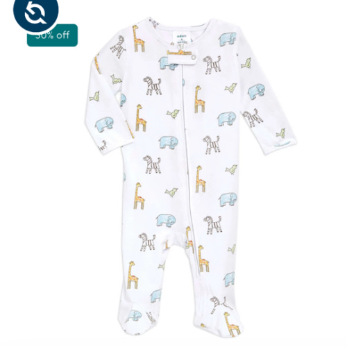 Jungle Jam Newborn Footie 0-3M | aden + anais