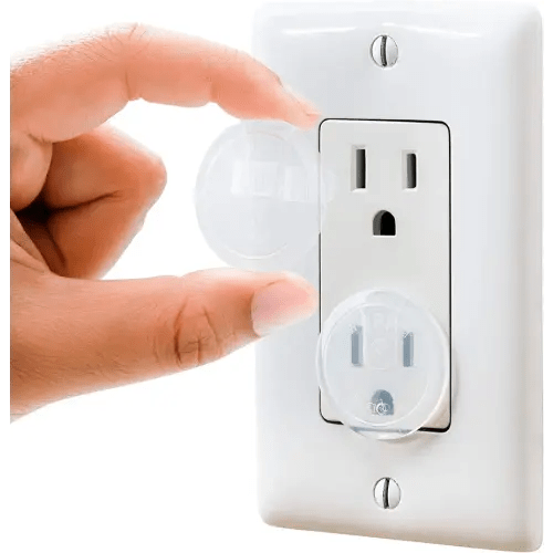 Clear Outlet Covers (50 Pack) VALUE PACK – Baby Safety Outlet Plug Covers – Durable & Steady – Child Proof Your Outlets Easily