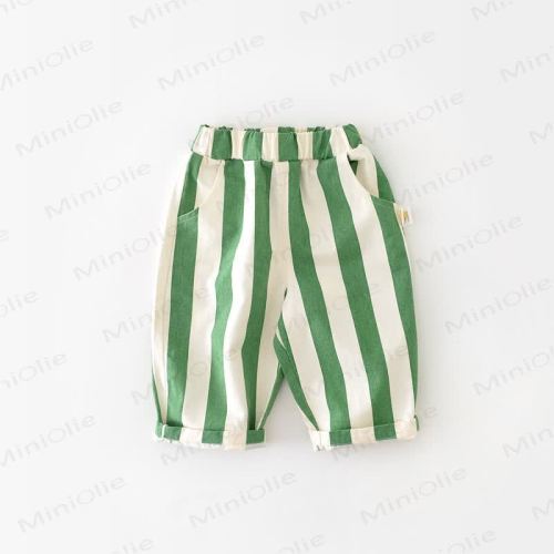Baby Design Vertical Striped Casual Pants