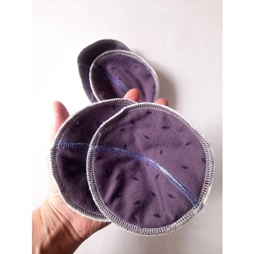Washable Leakproof Merino Wool Nursing pads. Reusable Anatomic Breastfeeding Pads with PUL