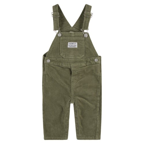 Baby Stretch Cotton Corduroy Overalls, 3M, Olivine