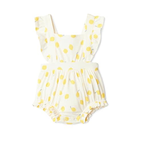 Amazon Essentials x Sofia Grainge Baby Girls' Cotton Sleeveless Romper with Ruffles