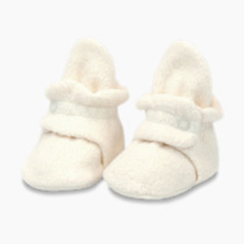 Zutano Cozie Fleece Bootie - Cream, 6 M