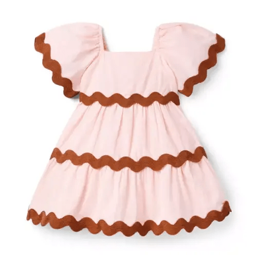 Girl Pale Rose The Ric Rac Dress by Janie and Jack