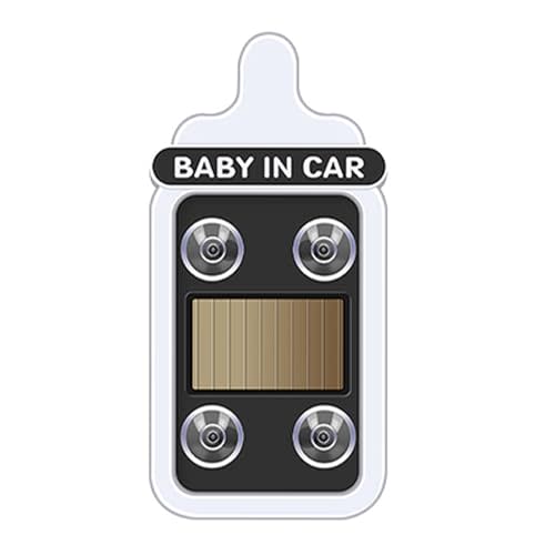 Car LED Bottle Ambient Light -No Wiring Required, Suitable for indicating There is a Baby in the car, Baby on Board,Night Lighting, switchable Modes,car Interior Ambient Lighting (Iceblue)