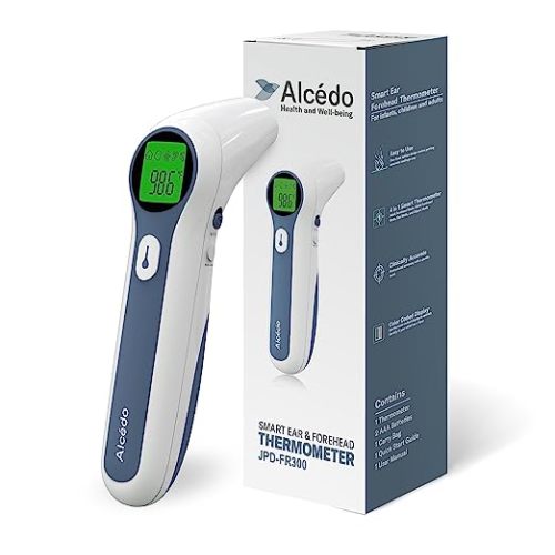 Alcedo Forehead and Ear Thermometer for Adults, Kids, and Baby