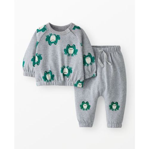 Baby French Terry Sweatshirt & Sweatpants Set
