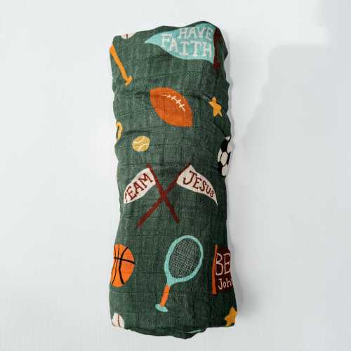 Butterfly Scripture Baby Swaddle Muslin Blanket | Ecclesiastes 3:11