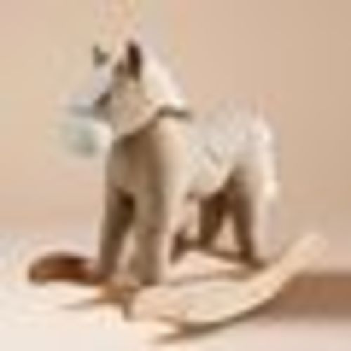 Musical Horse Plush Nursery Rocker