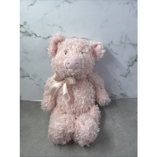 Baby Gund Pink Pig Puffles Plush Stuffed Animal Rare 58150