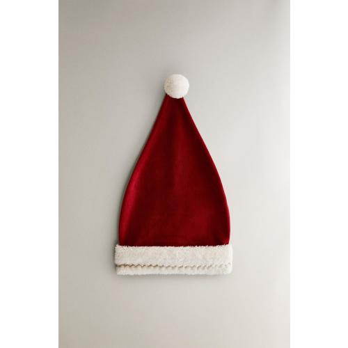 CHILDREN'S CHRISTMAS SANTA CLAUS HAT - Red | ZARA United States