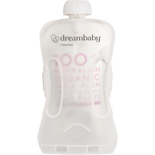 Dreambaby Pouch Pal Self-Feeding Baby Food Pouch Holder - No Squeeze, No Spill, No Mess Reusable Container for Baby Led Weaning