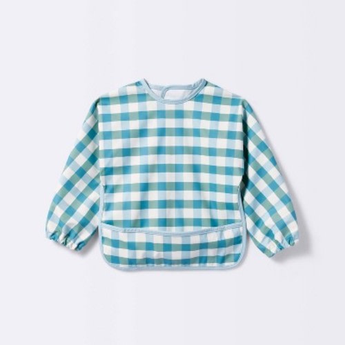 Long Sleeve Bib - Gingham - Cloud Island™
