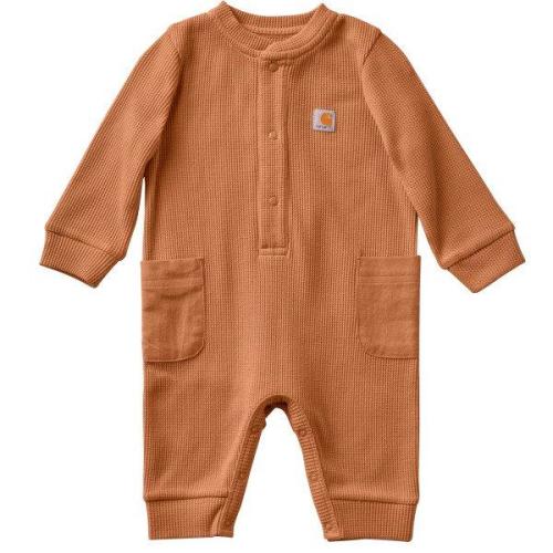 Baby Carhartt Thermal Henley Long Sleeve Coverall