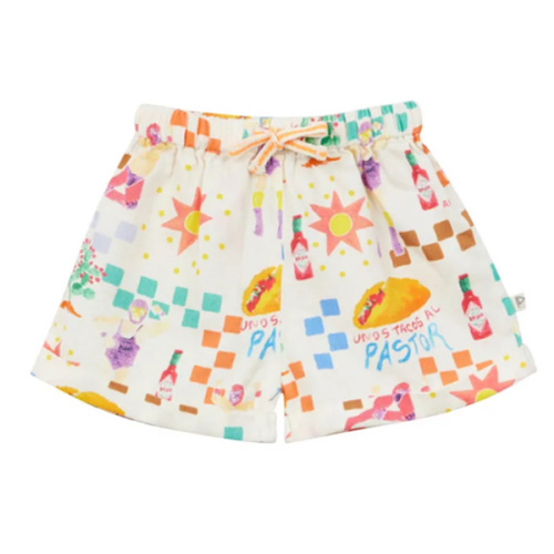 Pastor Voile Popeline Baby Shorts | Ecru